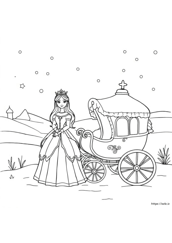 Russian Princess Coloring Pages