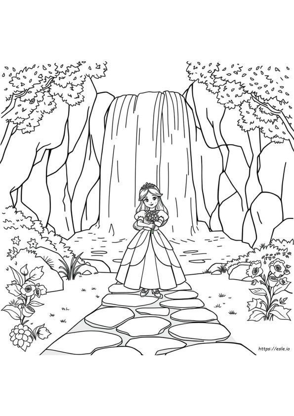 Principessa Da Colorare In Pdf