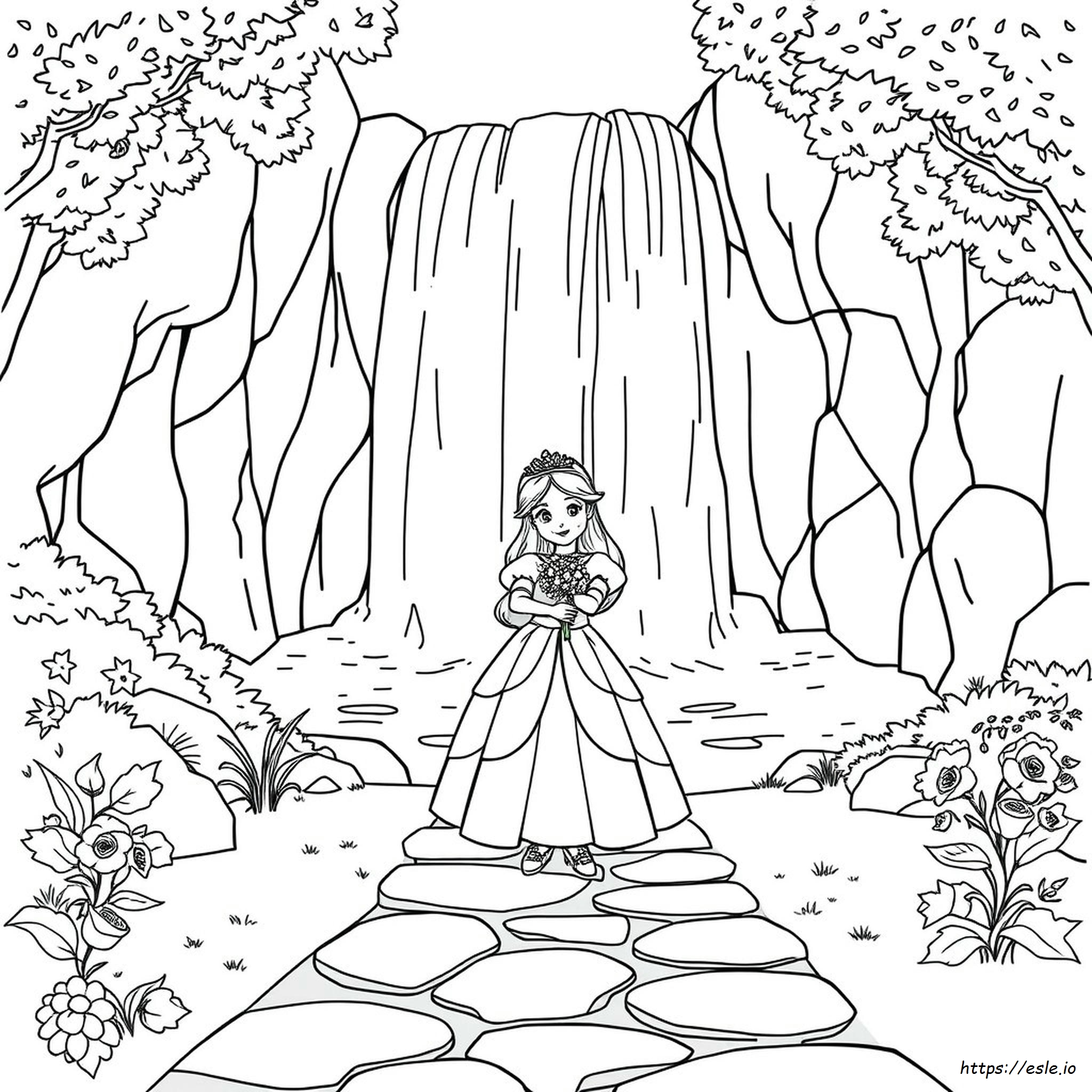 Prinzessin Pdf Malvorlage