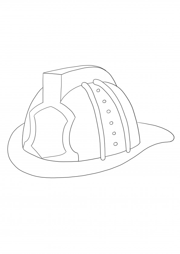 Firefighter Hat freebie for kids of all ages to print easily