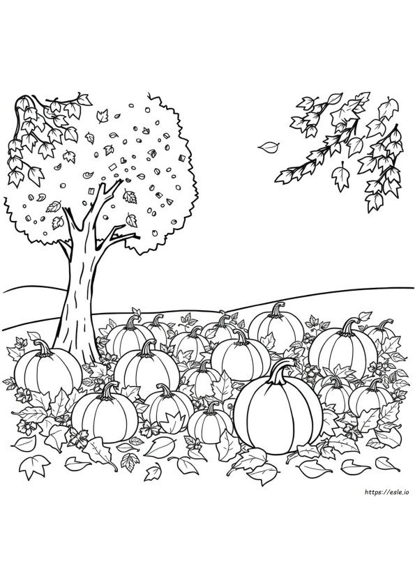 Coloriages Météo D'automne