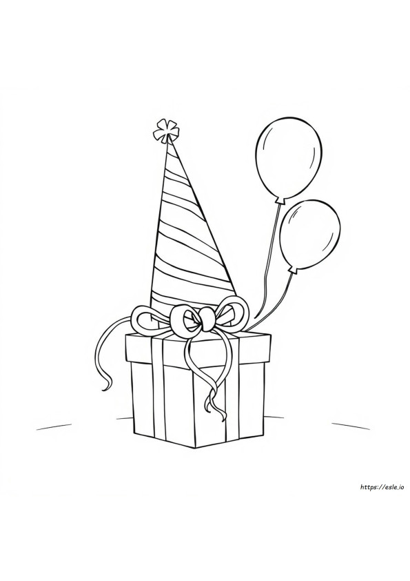 Coloring Pages Of Birthday Hats