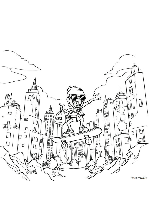 Coloriages Addison Zombies 3