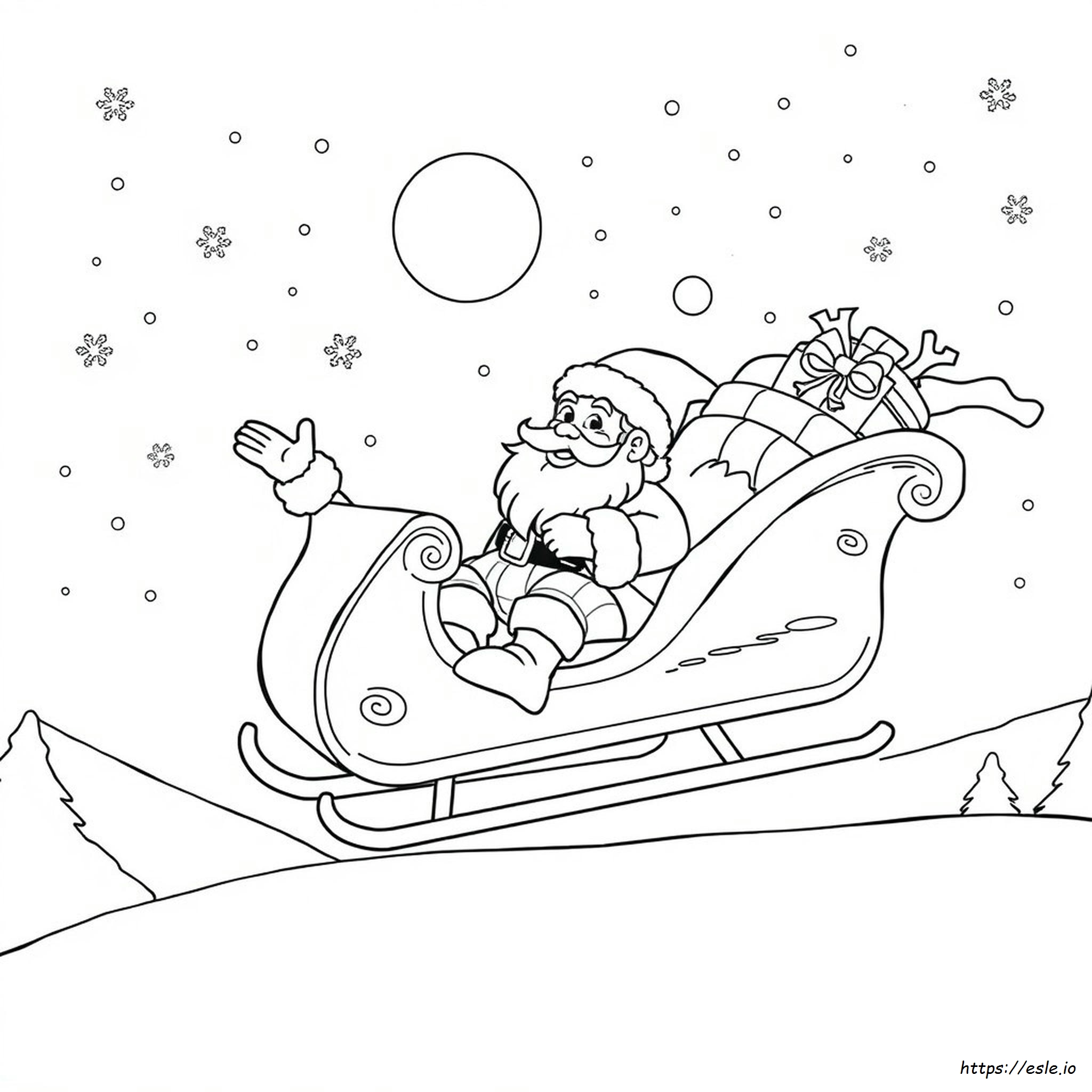 Desenhos De Natal Levados Para Colorir