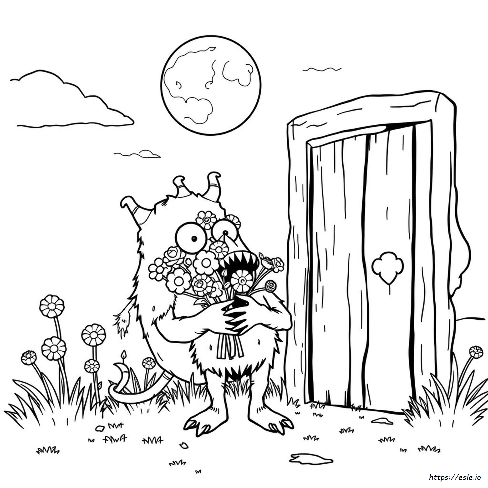 Cute But Creepy Coloring Pages