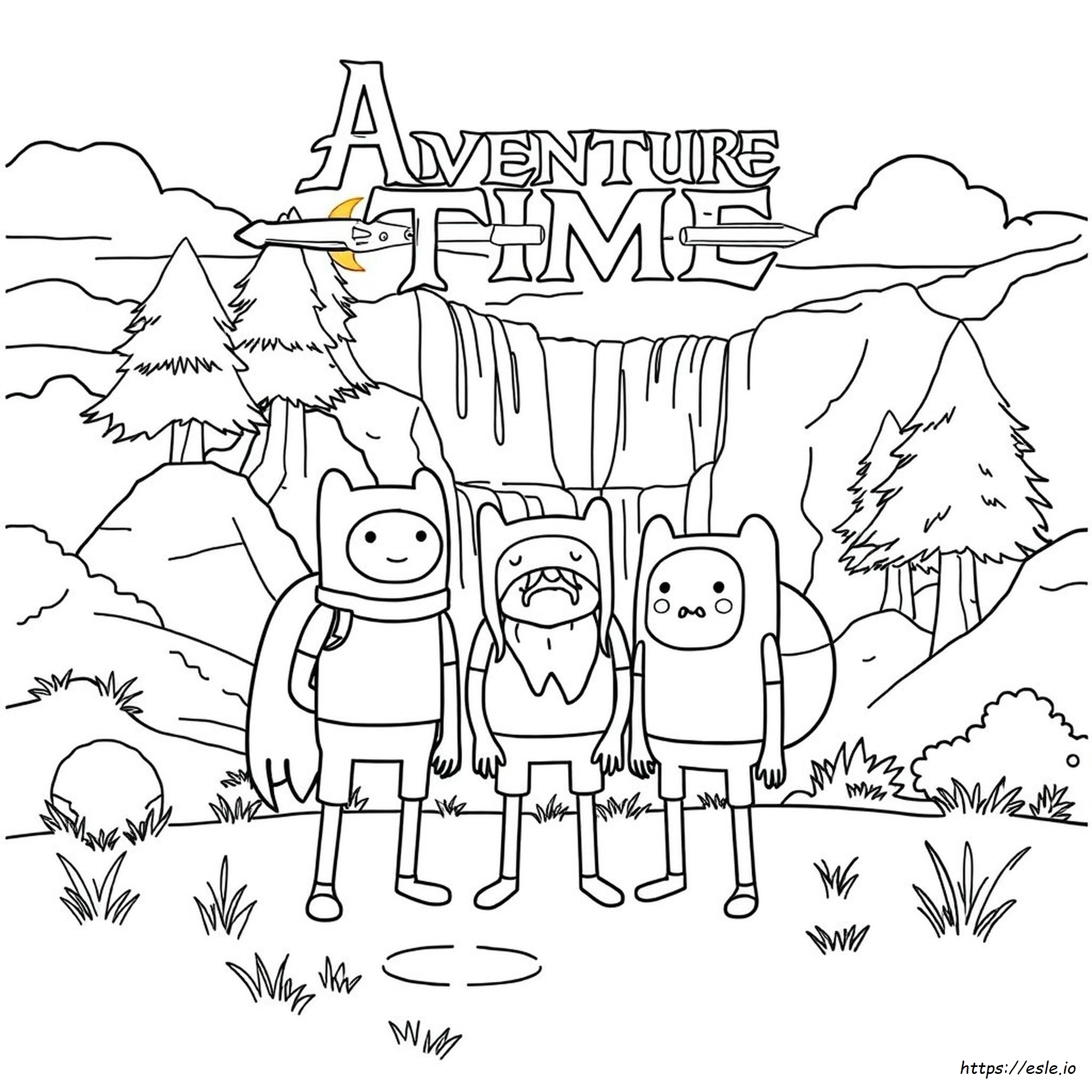 Personaggi Di Adventure Time Da Colorare