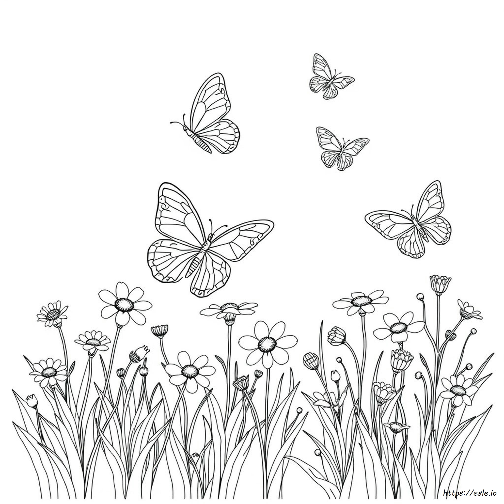 Disegni Da Colorare Di Farfalle - Gratuito Da Stampare