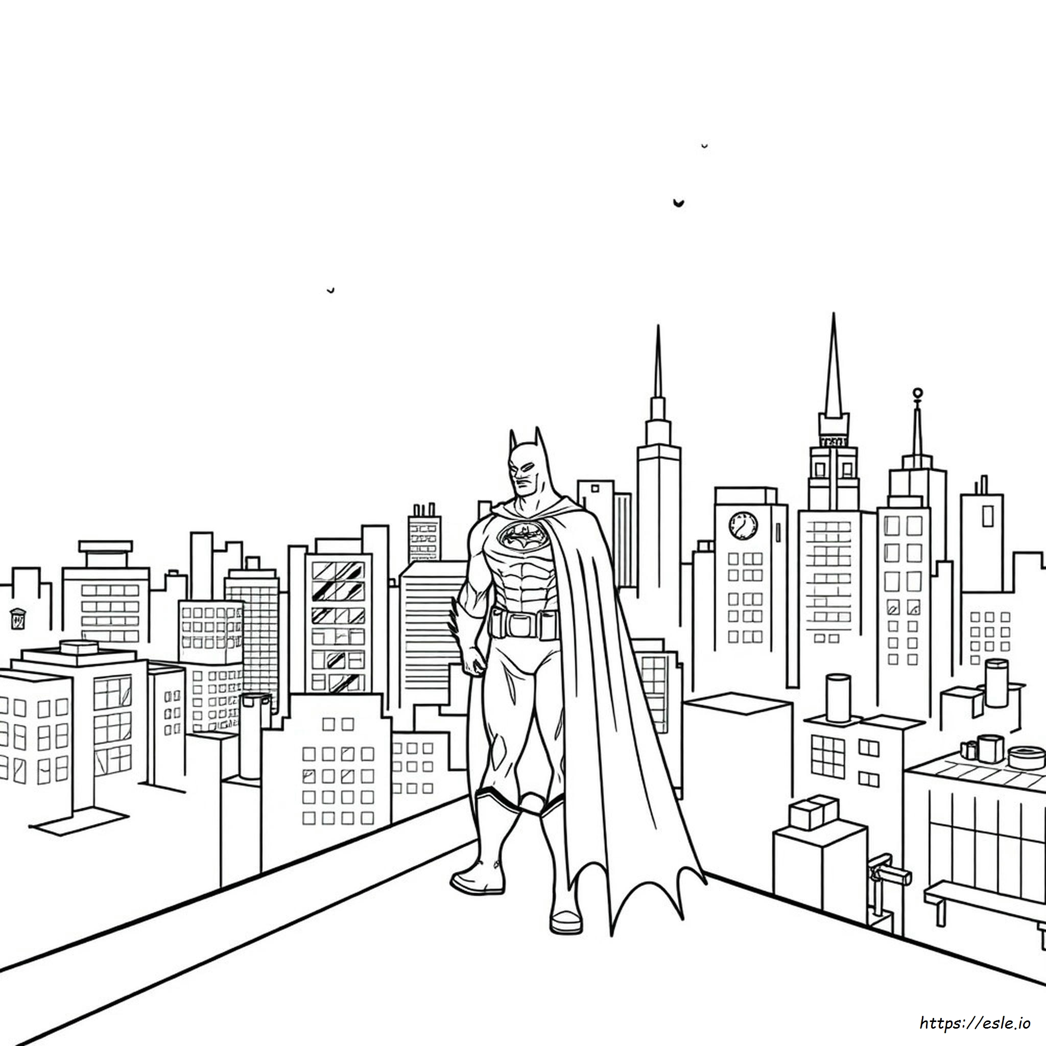 How To Color Batman