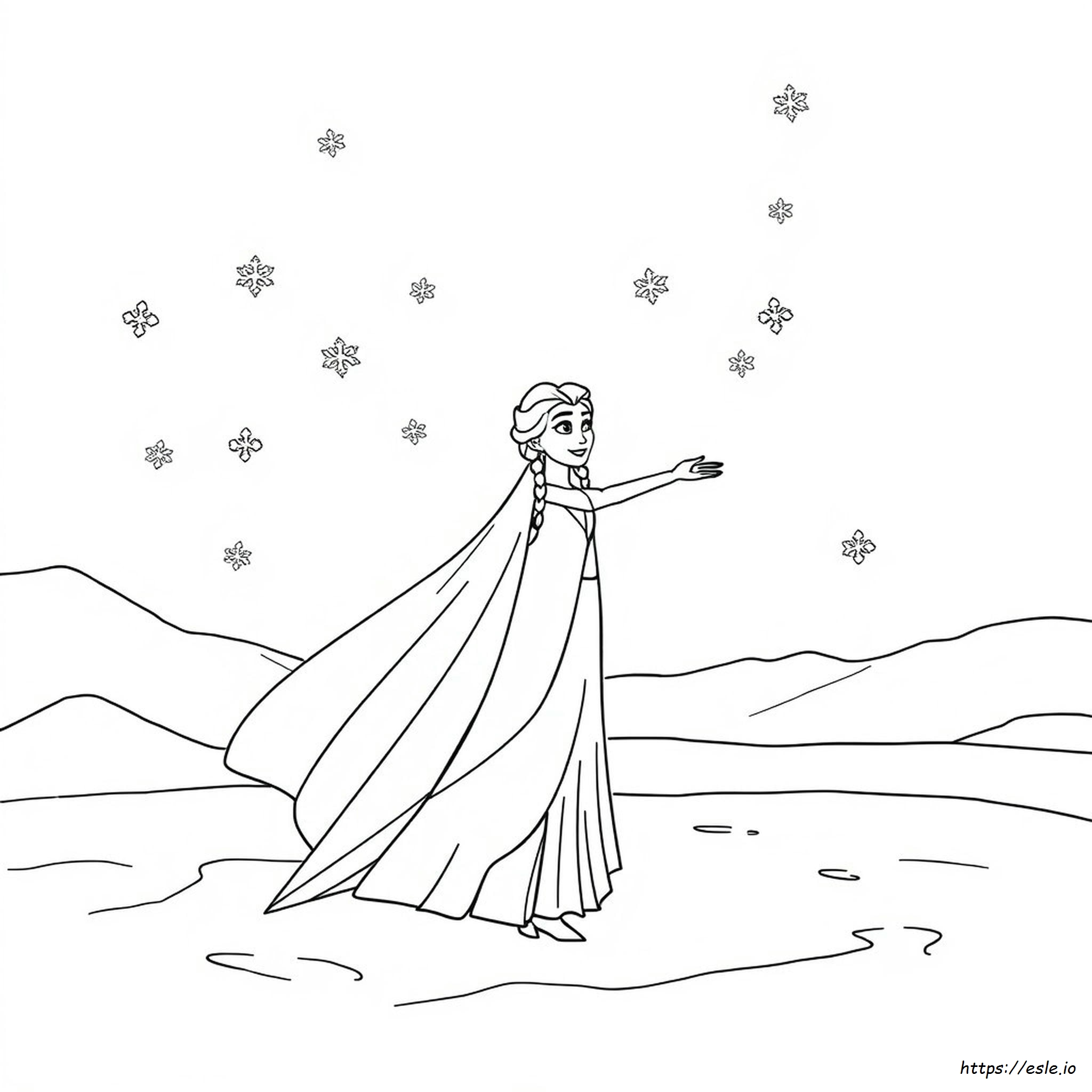 Dibujos De Frozen Elsa Para Colorear E Imprimir