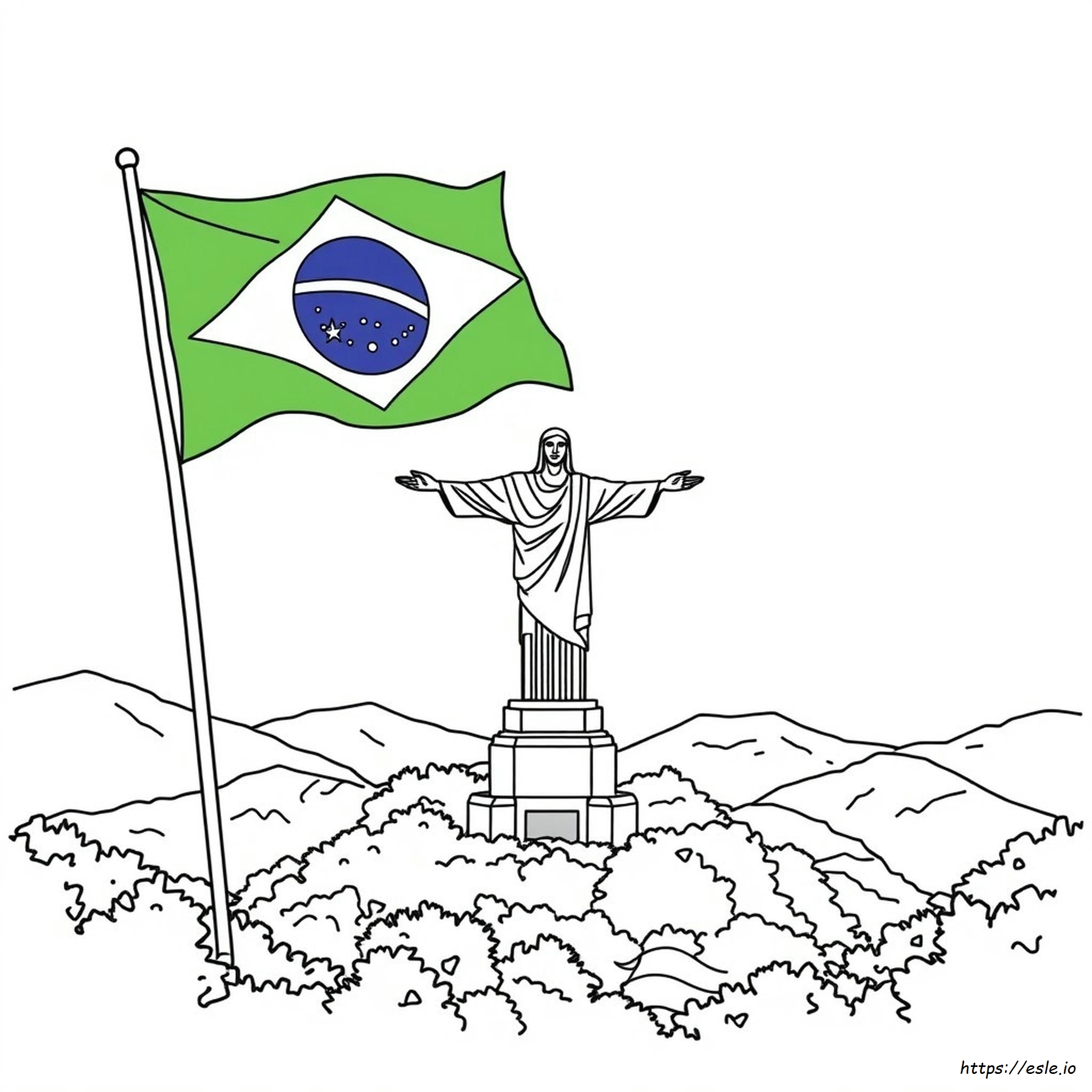 Brazil Colouring Pages