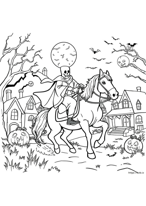 Disegni Da Colorare Bibbia Di Halloween