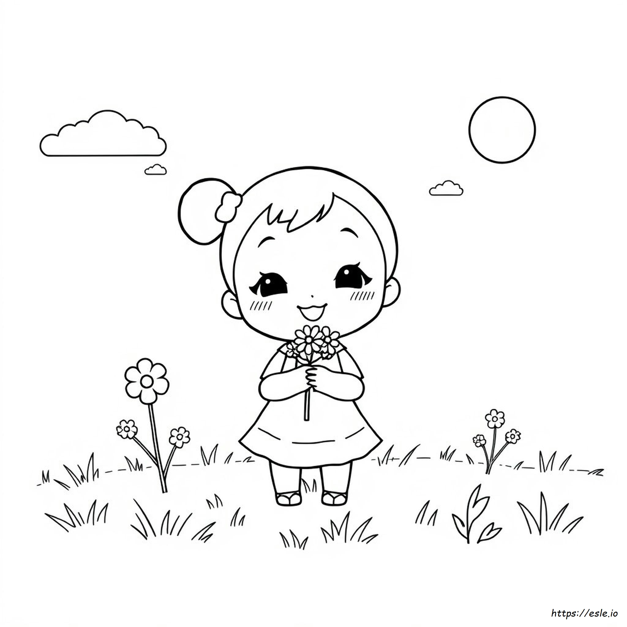 Nezuko Coloring Pages Chibi Cute Nezuko Drawing Easy
