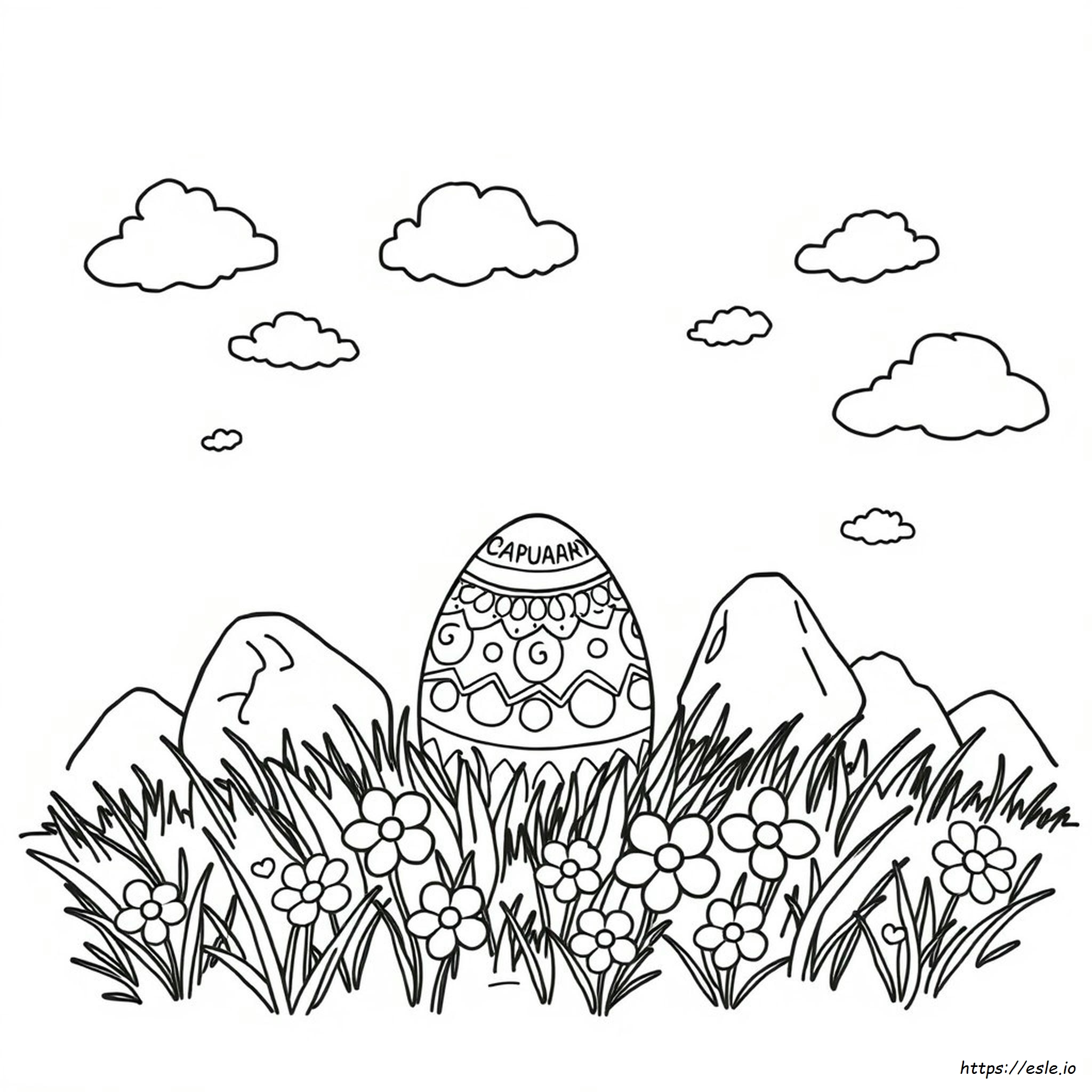 Oster-Doodle-Ausmalbilder