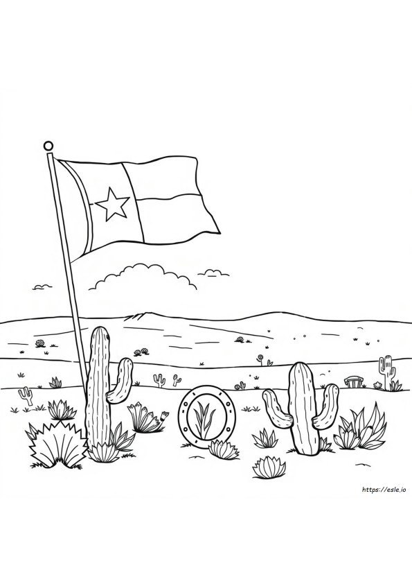 Texas Coloring Book Pages