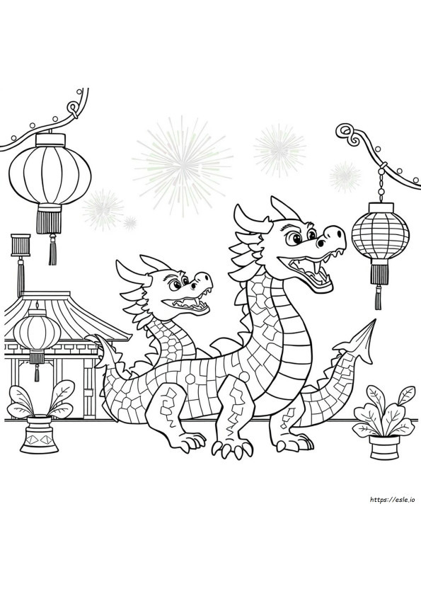 Free Coloring Pages For Chinese New Year