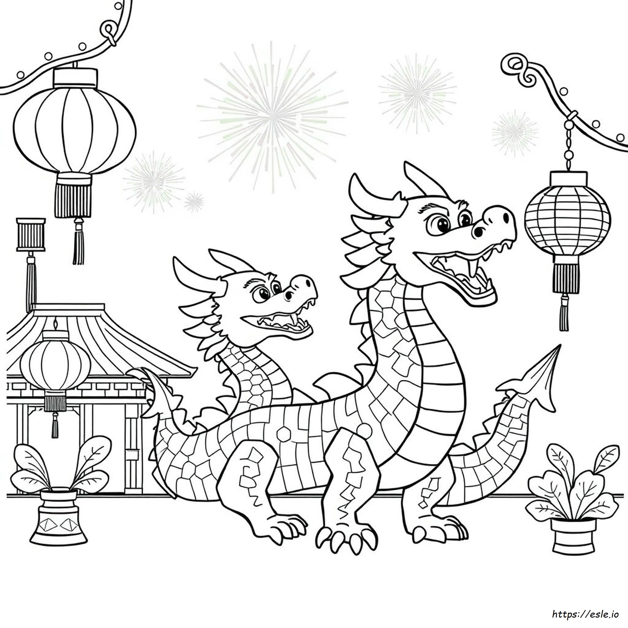 Free Coloring Pages For Chinese New Year