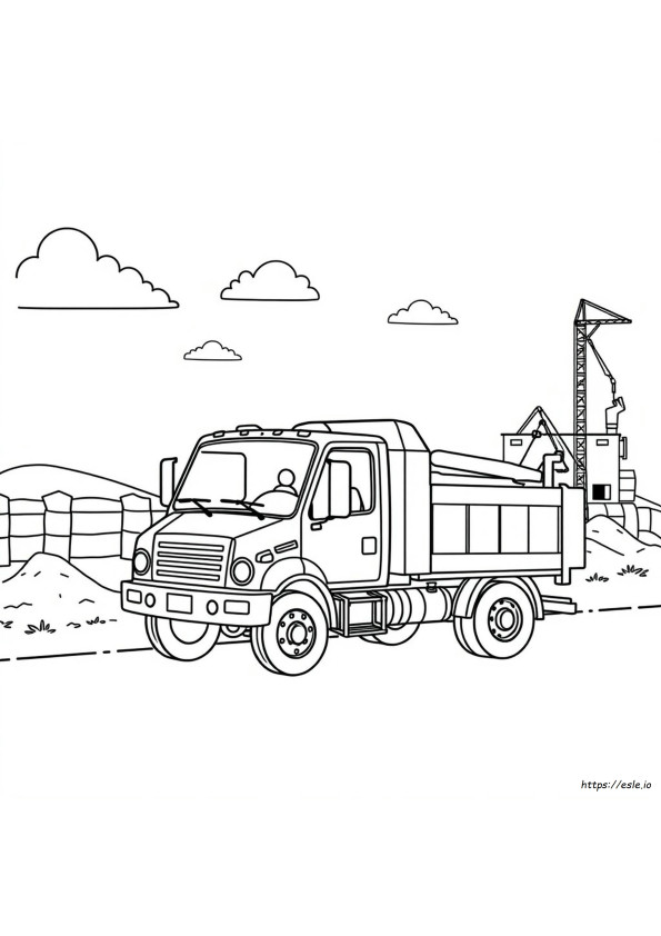 Work Truck Coloring Pages