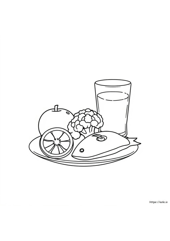 Nutrition Coloring Pages Printable