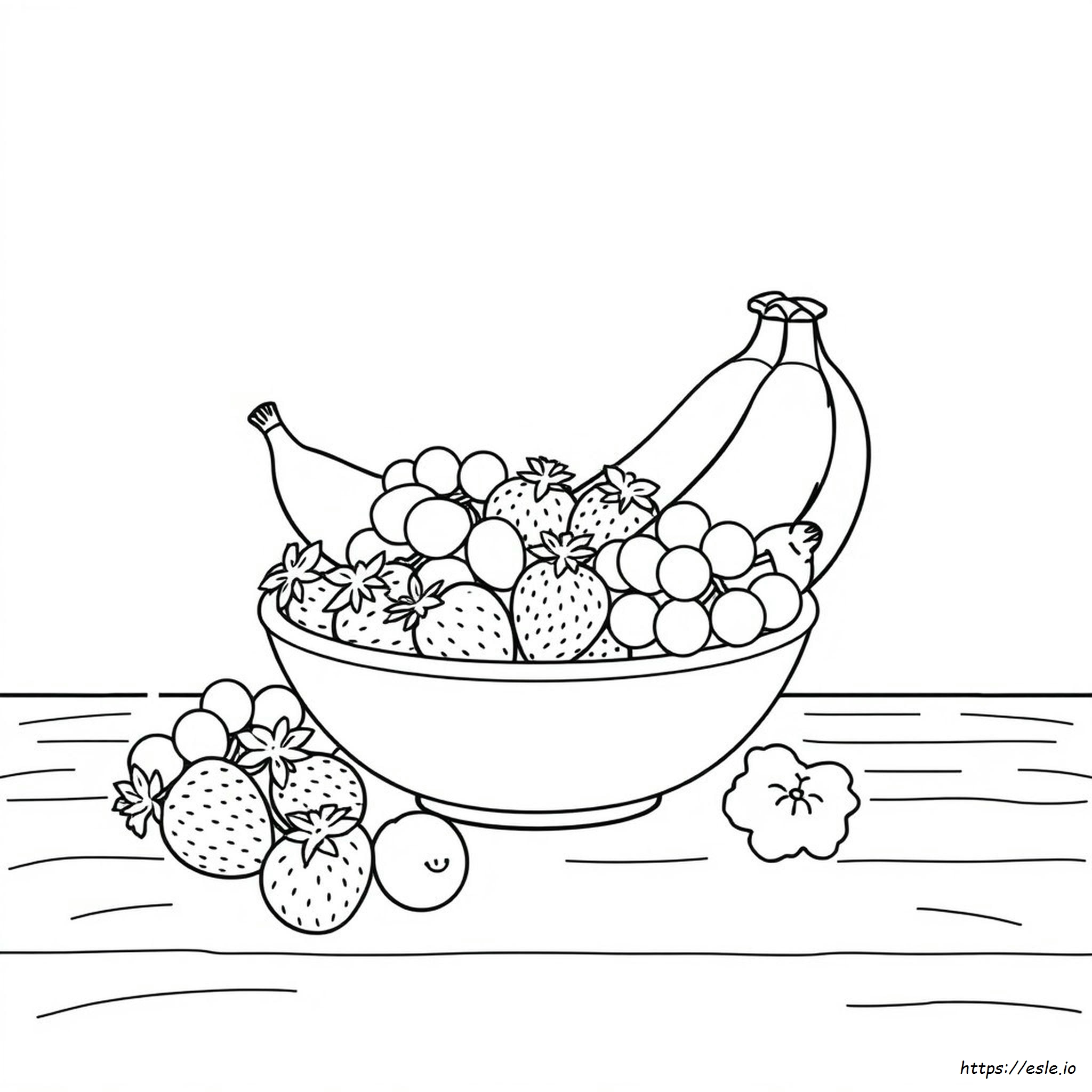 Free Fruit Coloring Pages