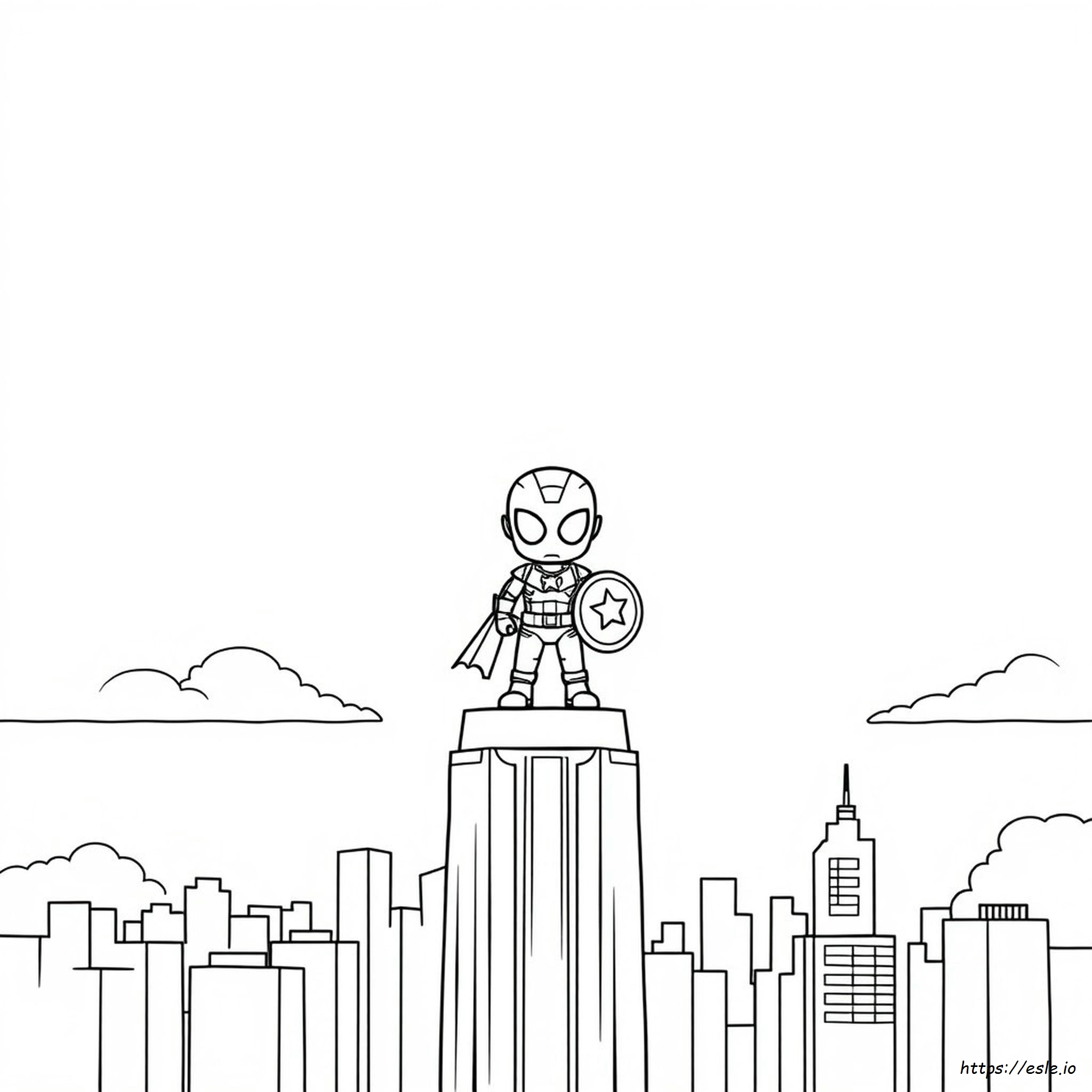Marvel Lucu Gambar Mewarnai - Gratis Untuk Dicetak