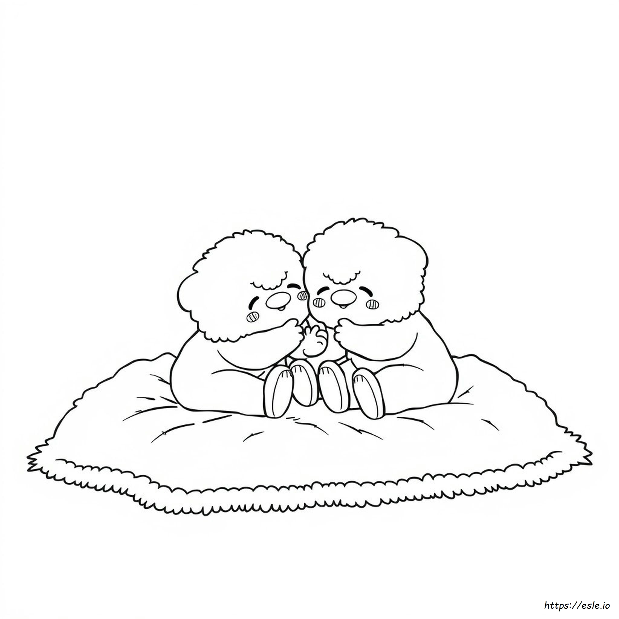Huggy Wuggy Brincando Para Colorir
