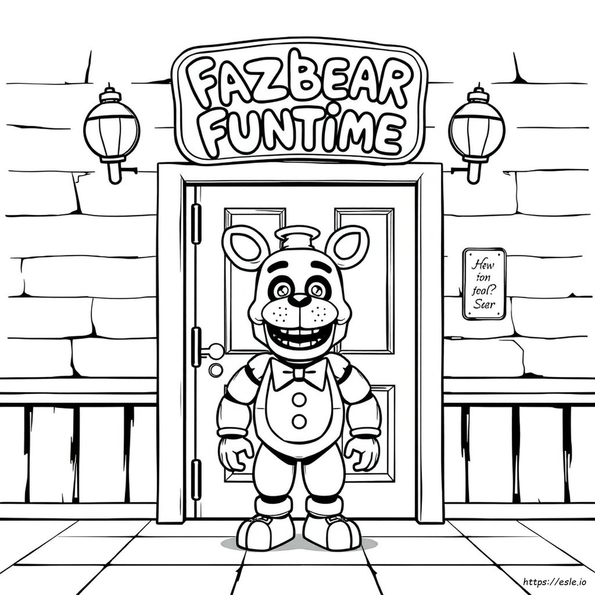 Gambar Mewarnai Fnaf Ar - Gratis Untuk Dicetak