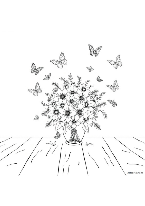 Floral Adult Coloring Pages