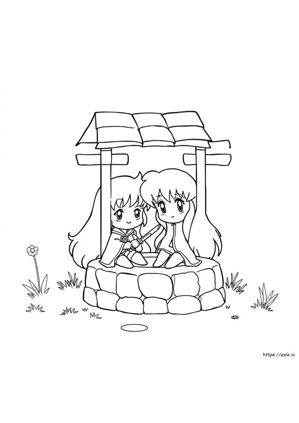 Chibi Inuyasha Coloring Pages