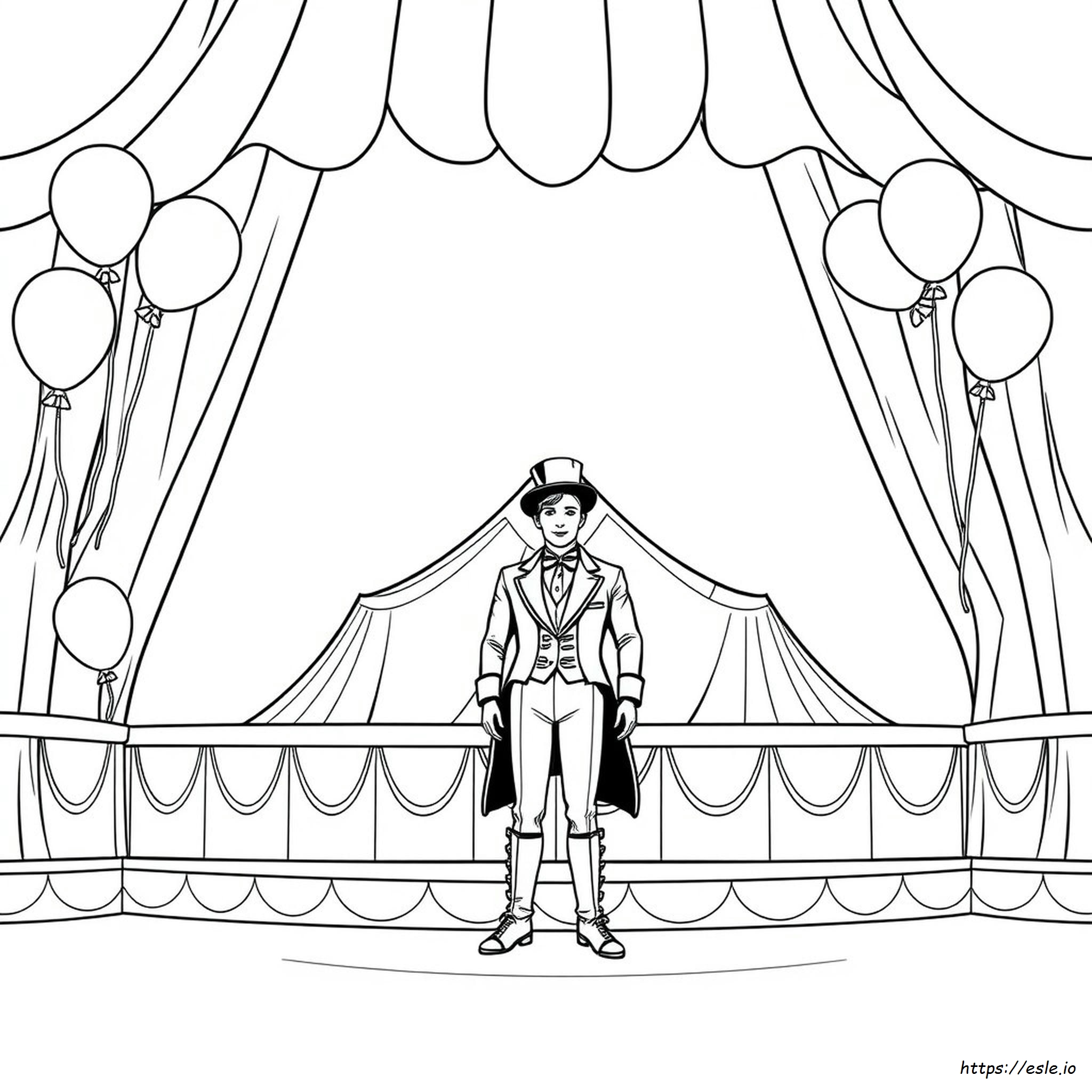 Greatest Showman Colouring Pages