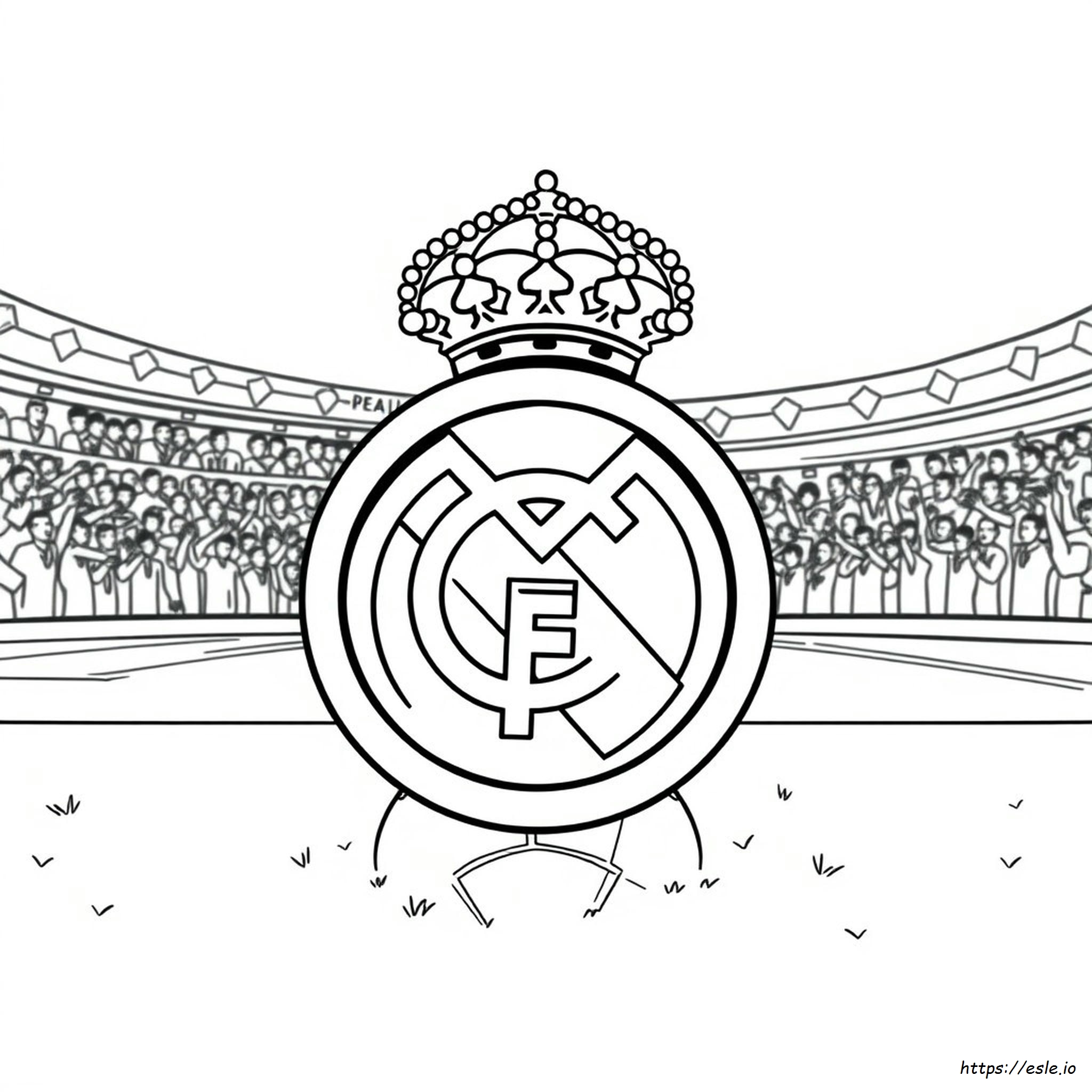 Real Madrid Logo Ausmalbilder