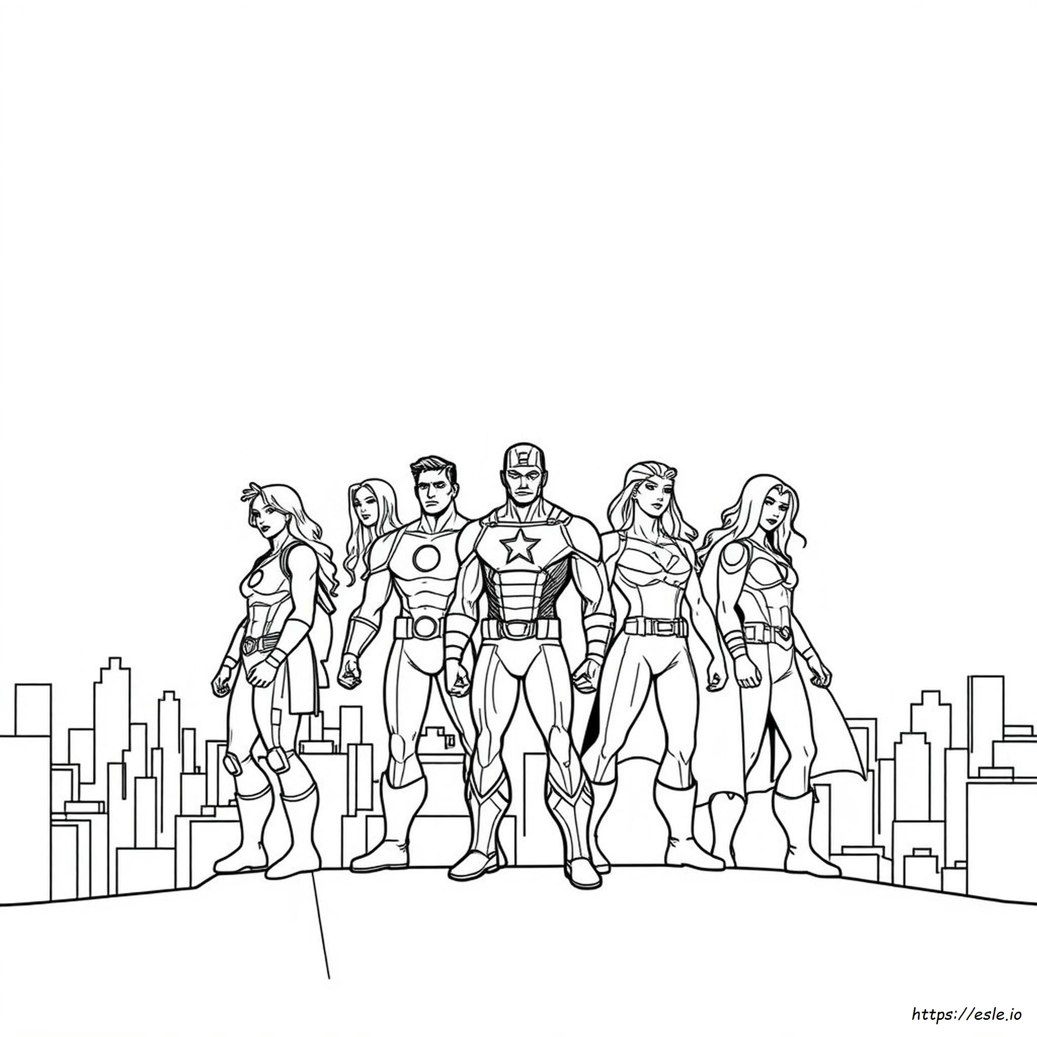 coloring pages of the avengers – Image 14