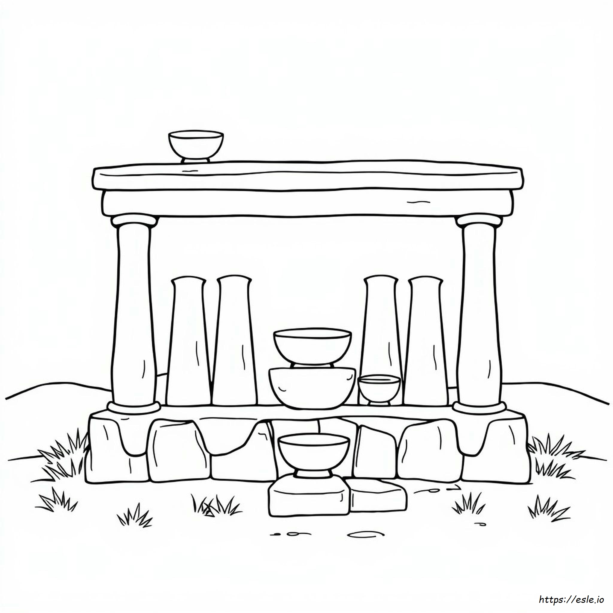 1 Chronicles 16:34 Coloring Page