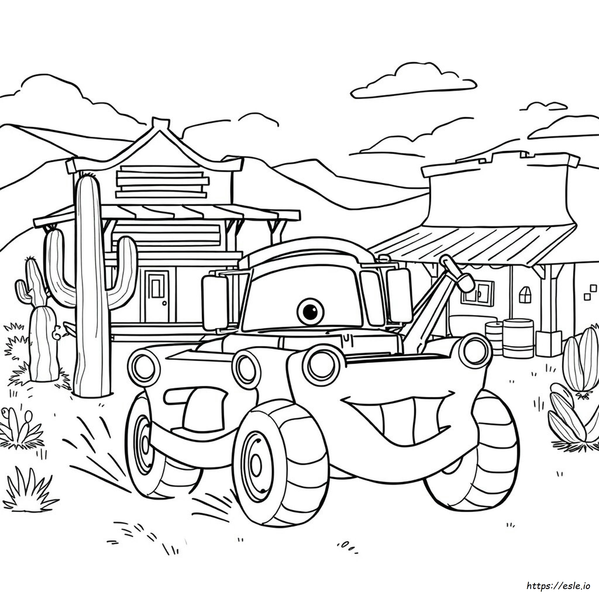 Printable Mater Coloring Pages