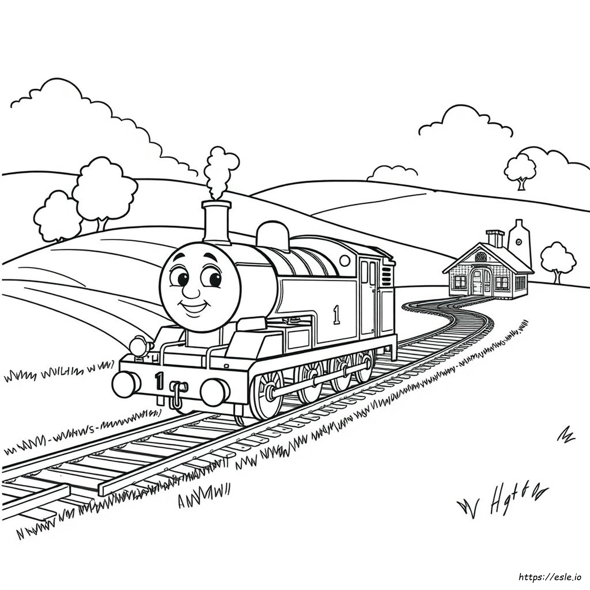 Coloriages De James Le Train