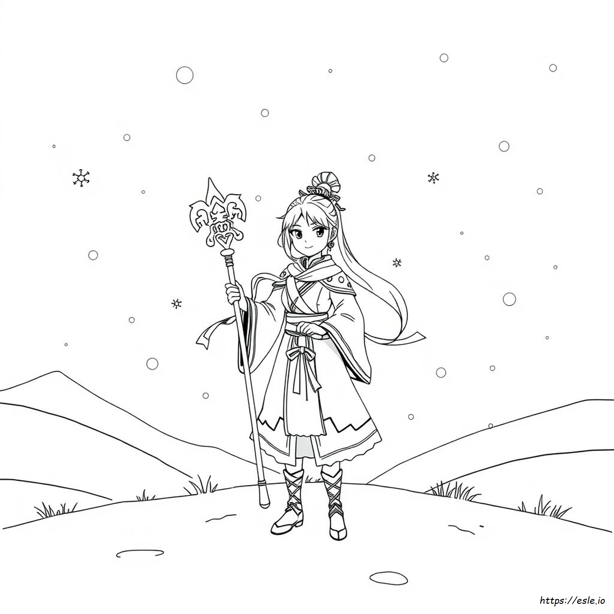 Genshin Impact Coloring Pages Qiqi
