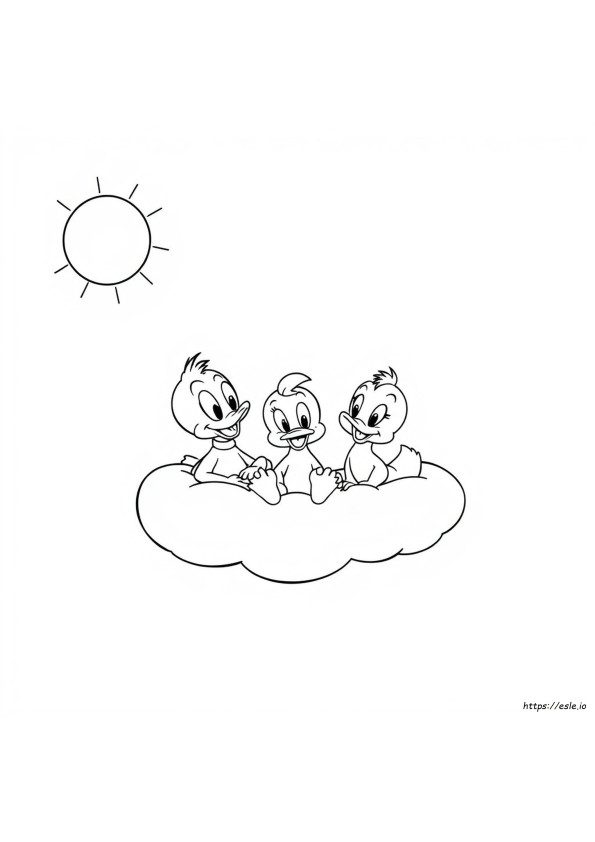 Huey Dewey And Louie Coloring Pages