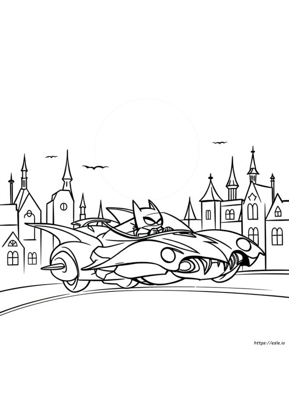 Coloriages De Batmobile