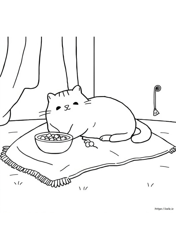 Pusheen Cat Coloring Pages