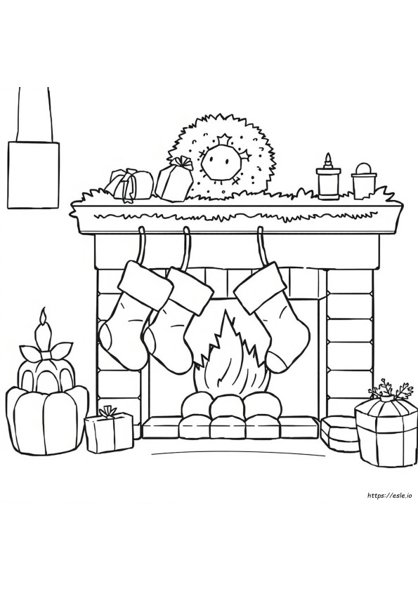 Stocking Coloring Page Ideas
