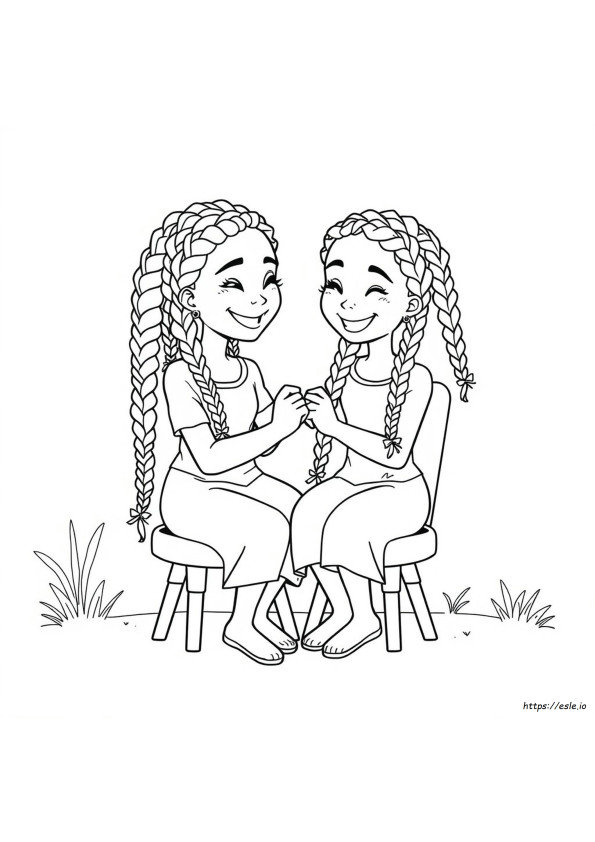 Coloring Sisterlocks