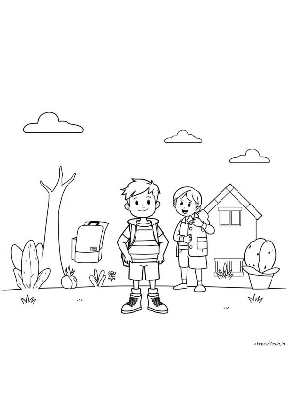 Coloring Pages Of Flat Stanley
