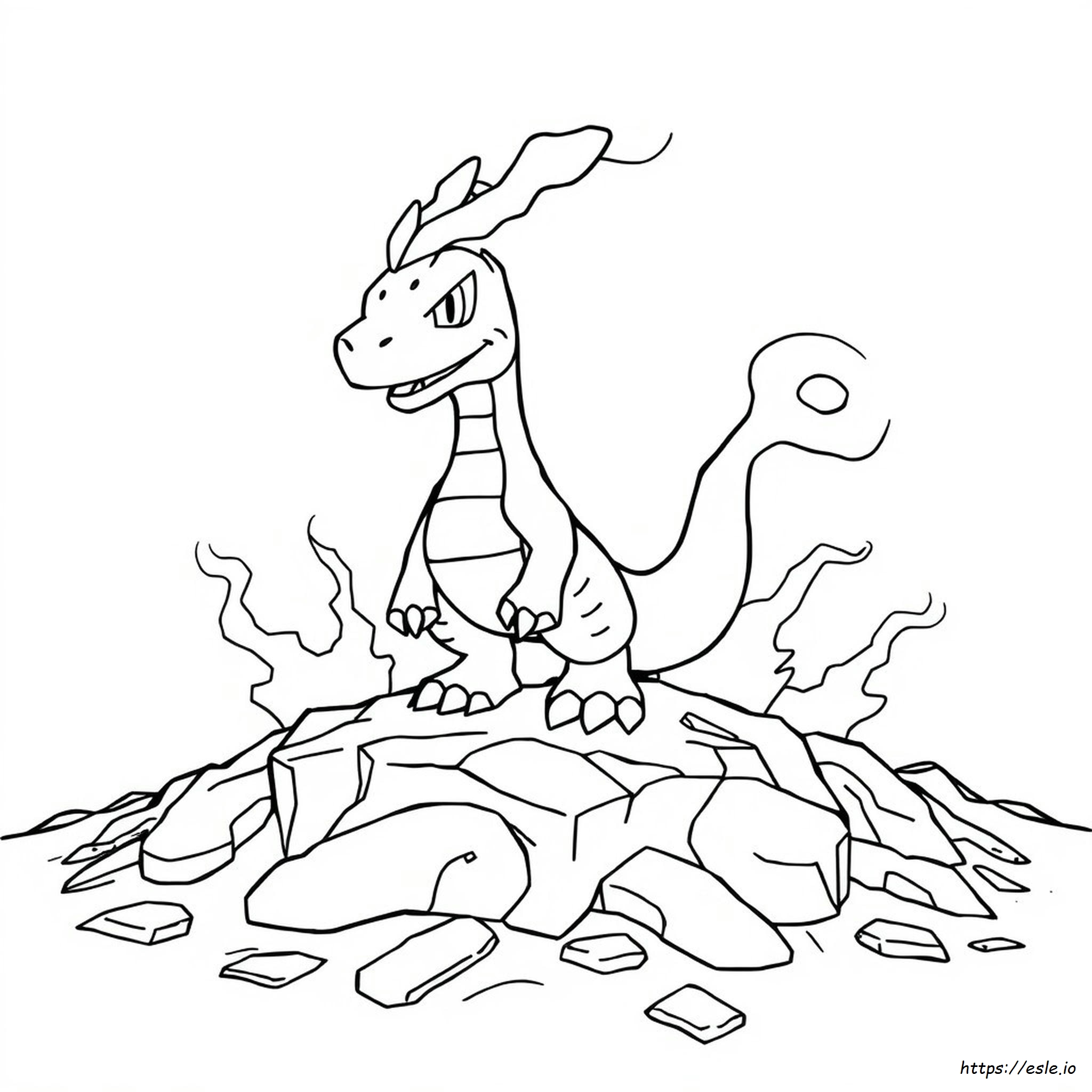 Heatran Mewarnai Gambar