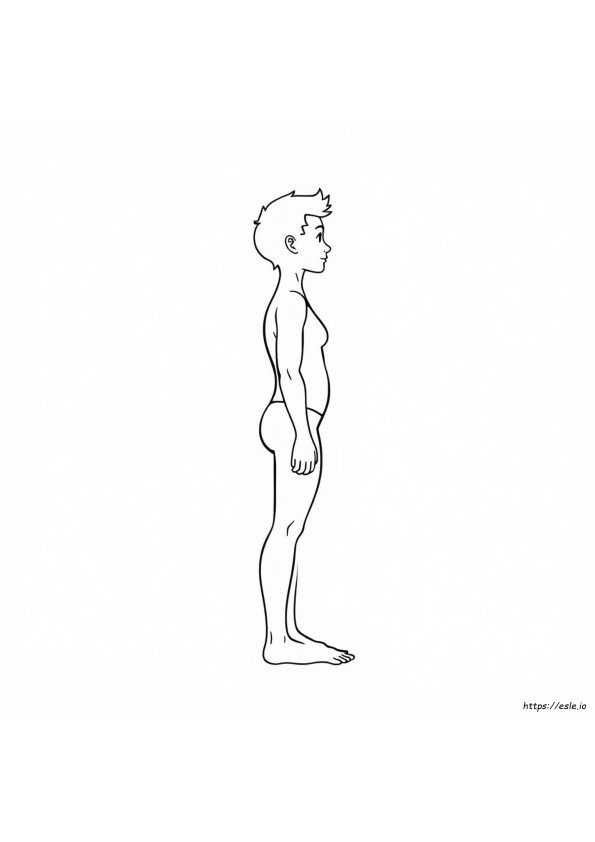 My Body Coloring Sheet