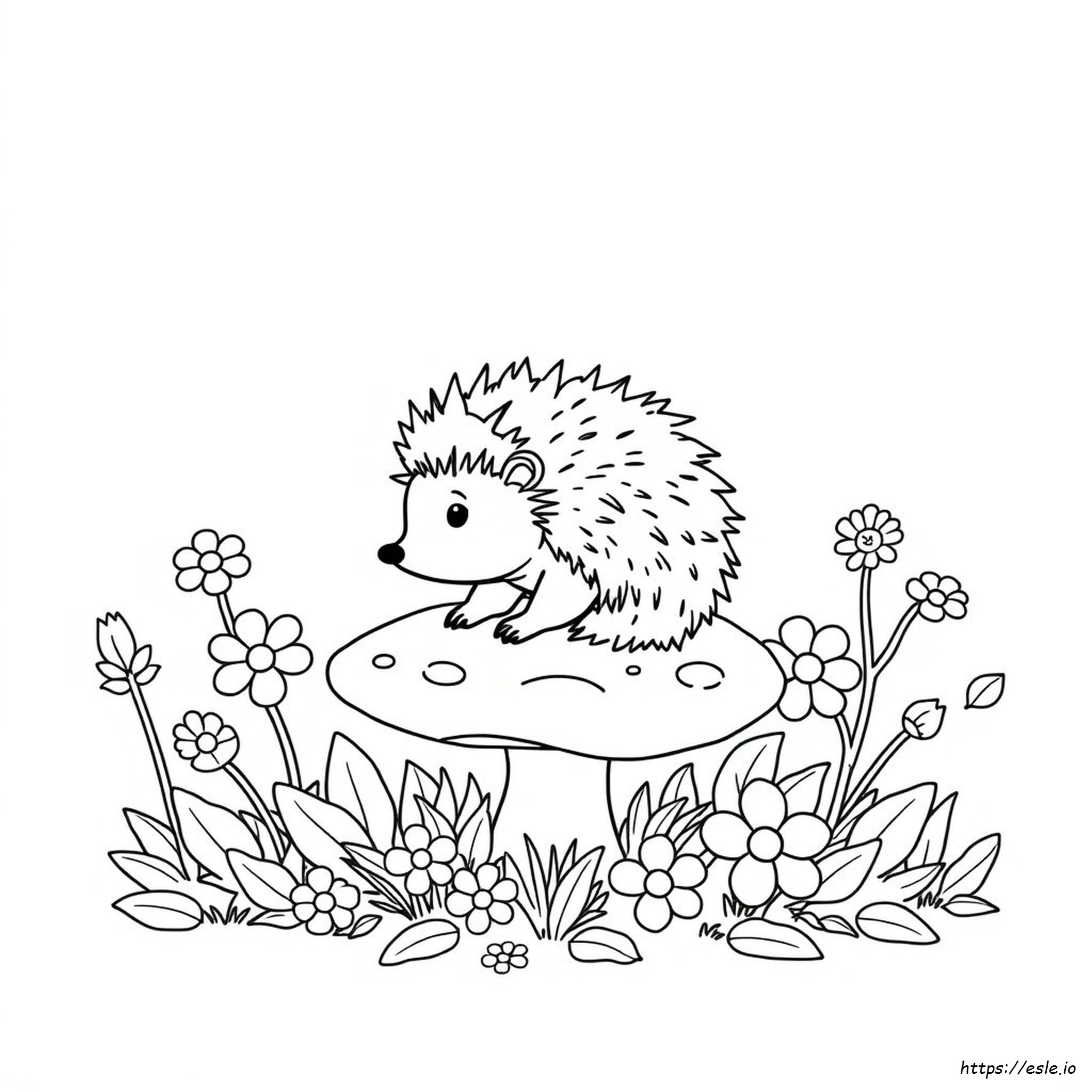 Colouring Pages Of Hedgehogs