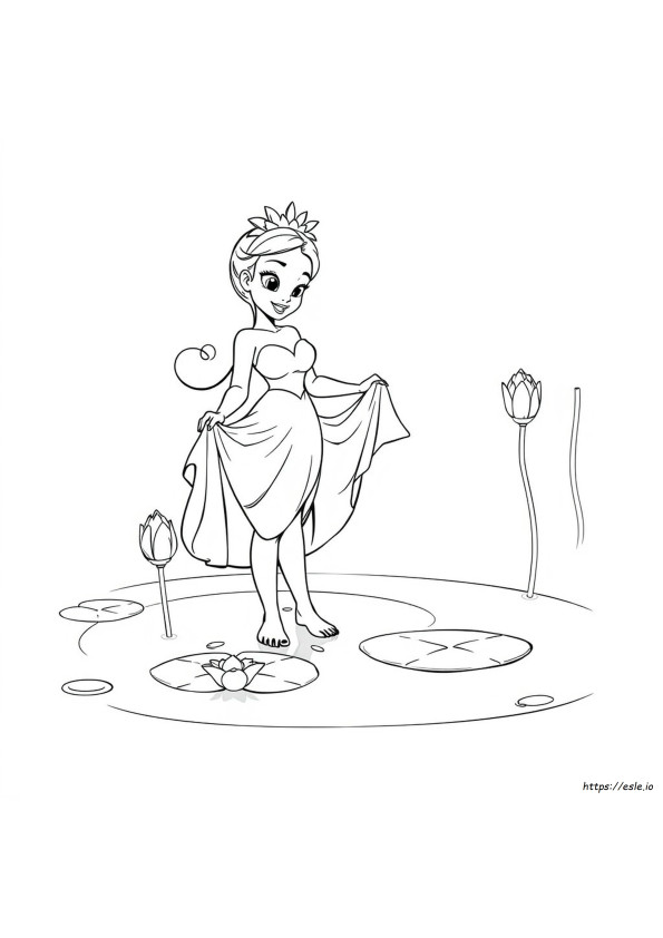 Tiana Coloring