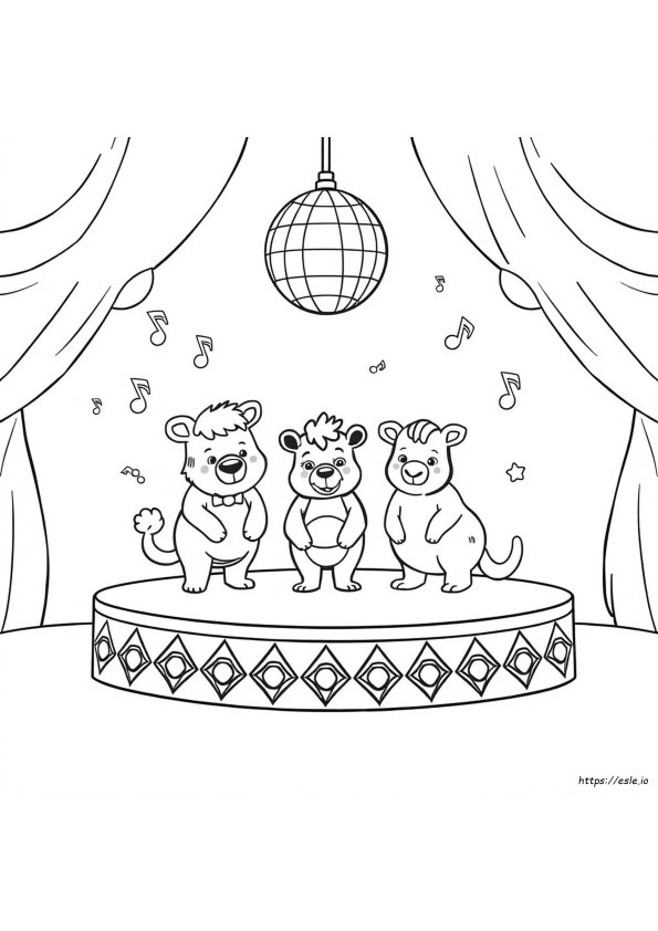 Groovy Animals Coloring Pages
