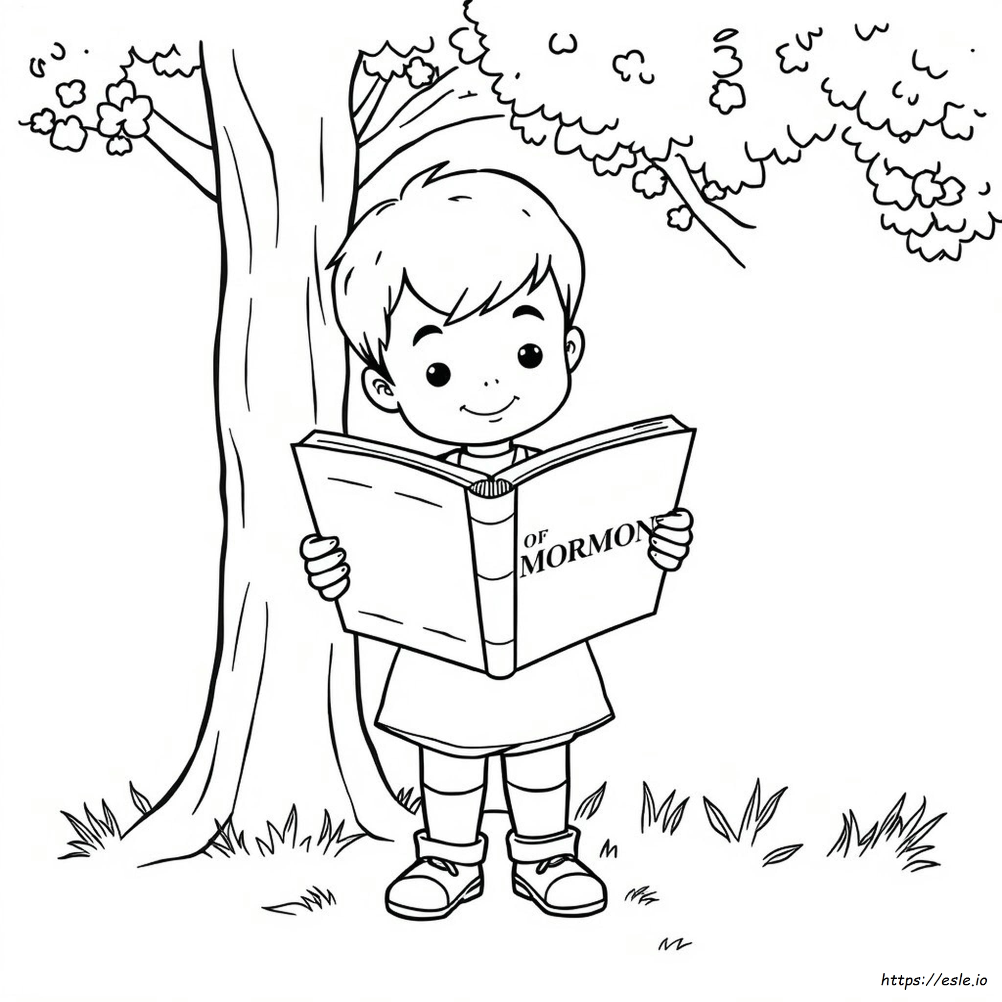 Hoja Para Colorear Del Libro De Mormón