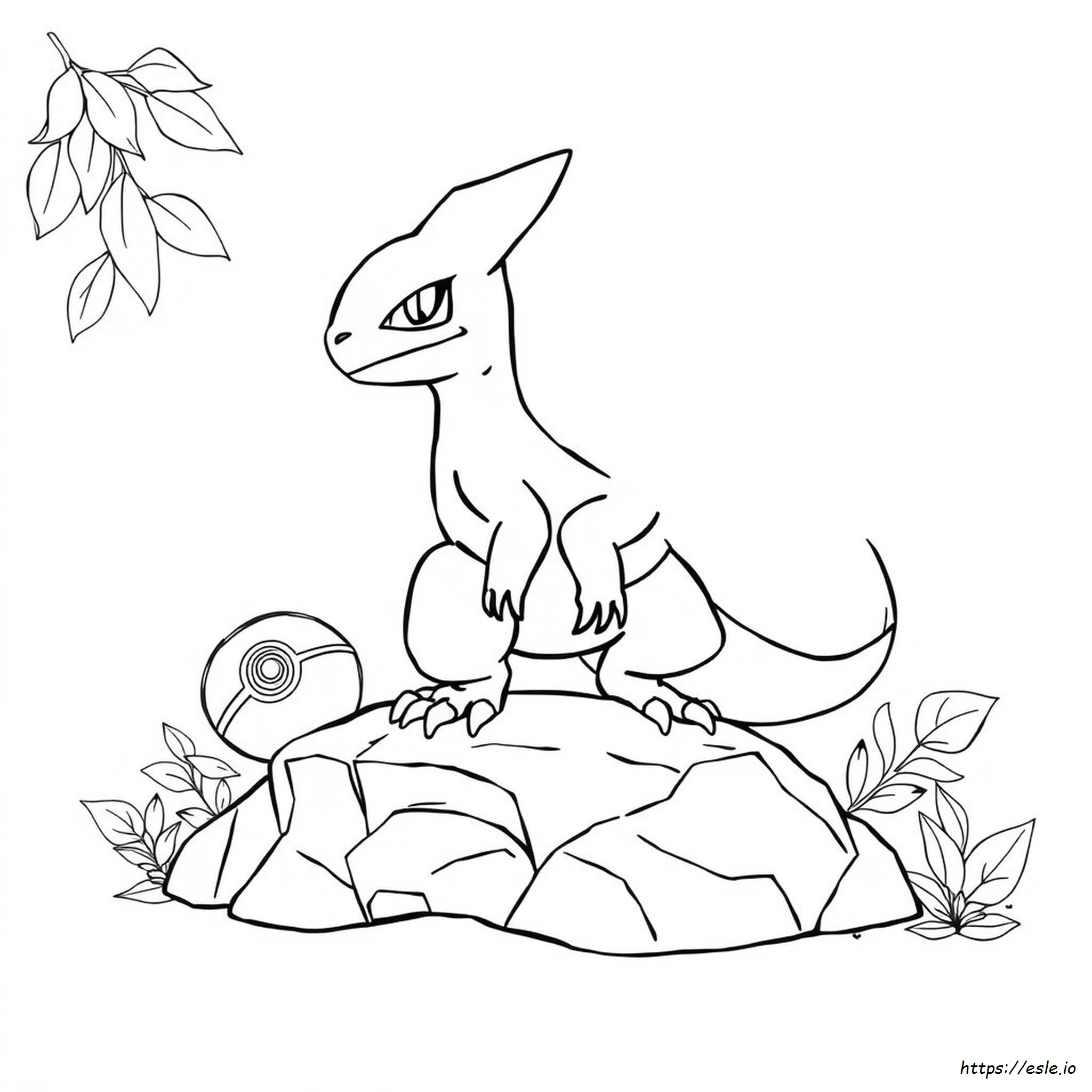 Charmeleon Card Coloring Page