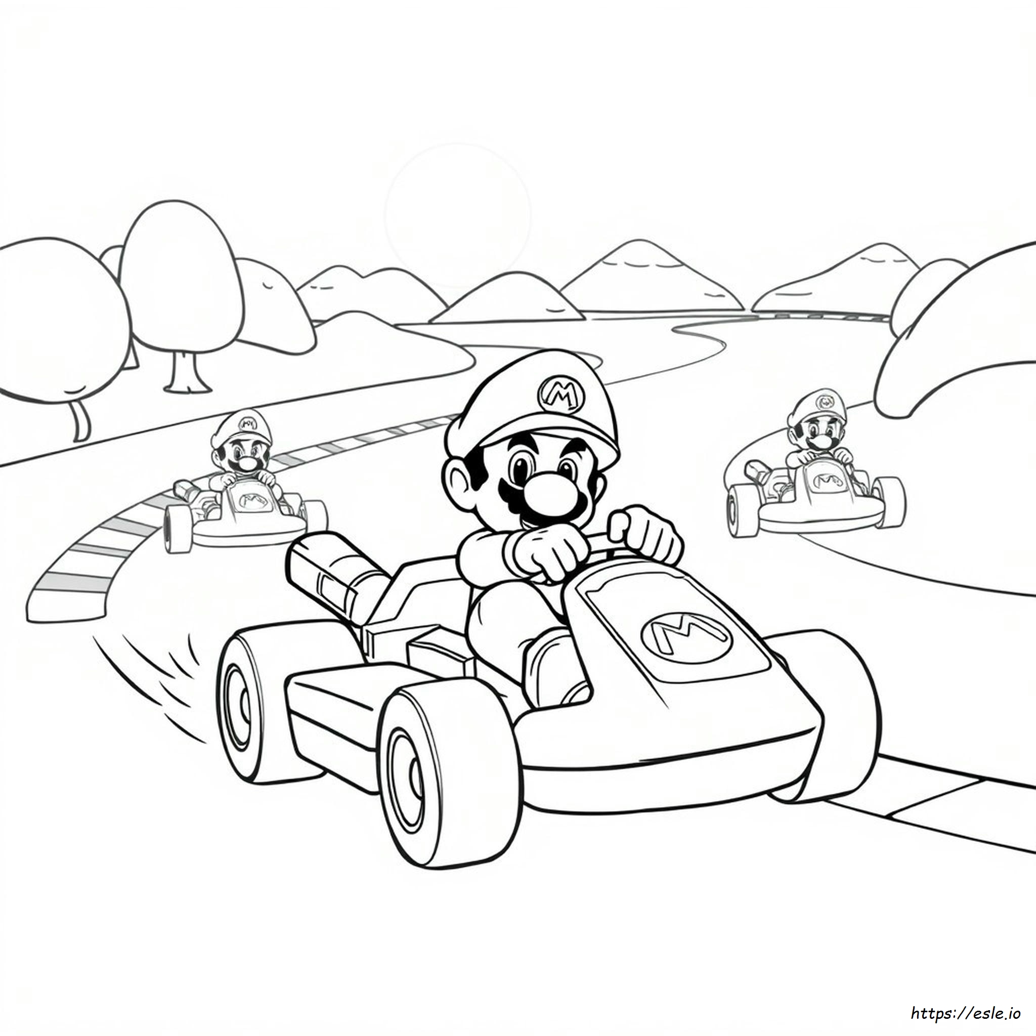 Mario Kart Boyama