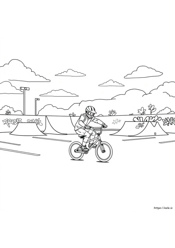 Coloriages Bmx À Imprimer